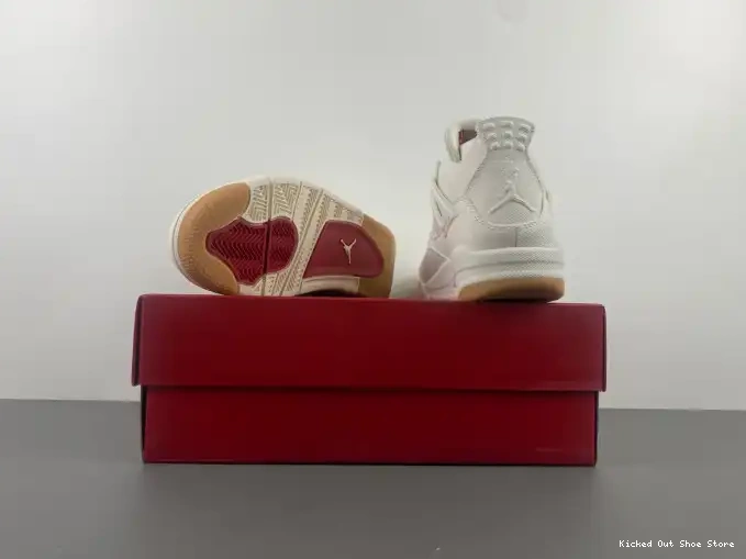 Kick Theory x Air AO2571-100 4 'White' Jordan Levi's 0519